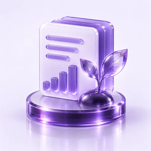 Content and Growth Pack, purple 3D illustration